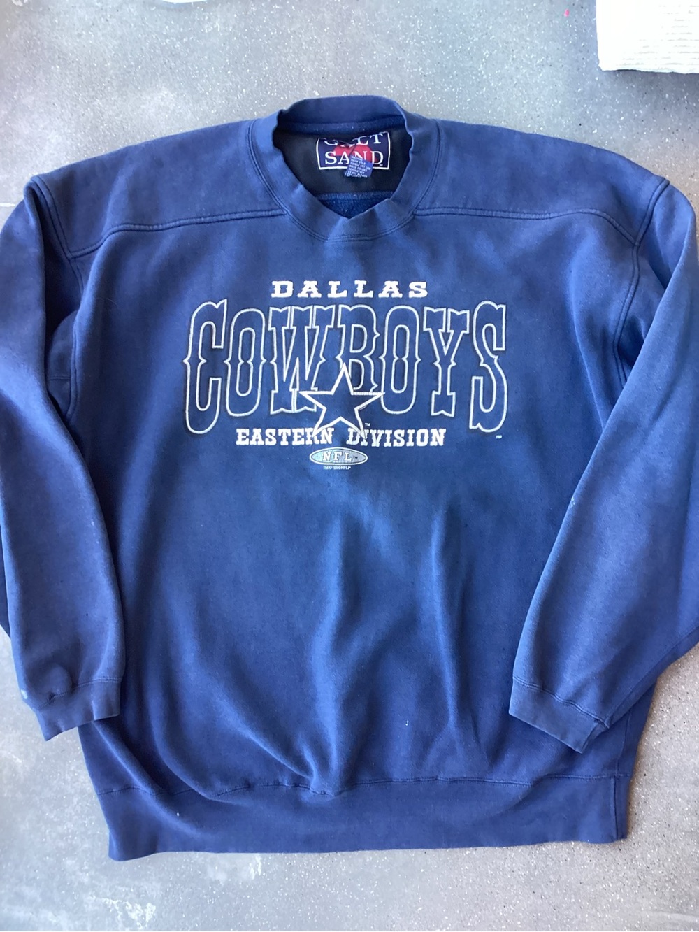 Vintage Dallas Cowboys Navy Crewneck Sweatshirt
